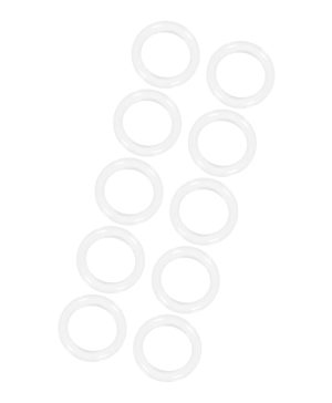 Silicone O-Rings - 10 Packs Rubber Gaskets Seal Rings Fits for Faucet Seal Pipe Repair - O Ring Assortment Kit - 16mm ID x 22mm OD x 3mm Height