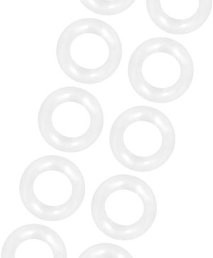 Silicone O-Rings - 10 Packs Rubber Gaskets Seal Rings Fits for Faucet Seal Pipe Repair - O Ring Assortment Kit - 8mm ID x 14mm OD x 3mm Height