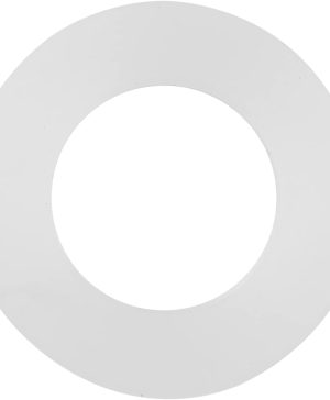 12pcs Silicone Washer Gasket, 1/2" Sealing O Rings White Flat Gasket Wave Lock Washers for Bellows Hoses