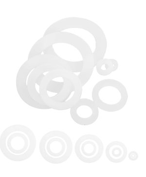 Pcs Silicone Gasket Set Assorted Sizes for Water Pipe Sealing Leakproof Washer Gaskets for Plumbing and Home Repair