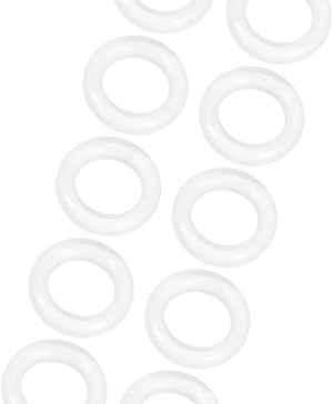 Silicone O-Rings - 10 Packs Rubber Gaskets Seal Rings Fits for Faucet Seal Pipe Repair - O Ring Assortment Kit - 6mm ID x 10mm OD x 2mm Height
