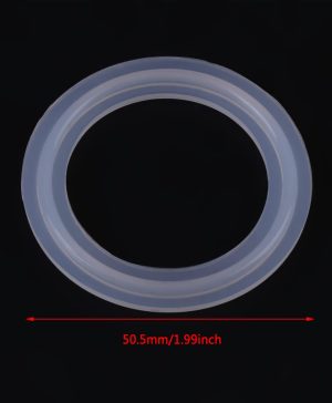 10Pcs Silicone Replacement Gasket, 1.5 Inch Silicone Seals Rings Airtight Silicone Replacement Gasket for Jars LeakProof Canning Fitting Seals