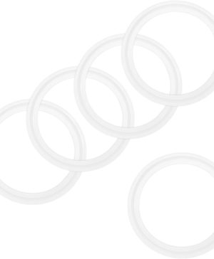 5-Pack Silicone O-Rings Gasket, 3.5" O-Rings Seal Gasket for Compressor Valves Pipe Repair/Sink Plug/Bathtub Plug/Sealing Faucets, Washer Clamp