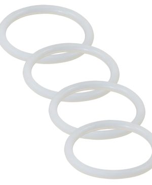 4PCS Kitchen Sink Filter Sealing Ring, Flat Silicone Gasket for Storage Tank Drain Pipe, Waste Pipe Gasket, 2.76-inch Drain Pipe Sink Odor Collector Siphon, 70mm Inclined Sliding Joint Rubber Ring
