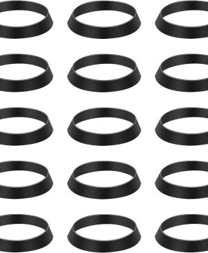 15 PCS Seal Ring Silicone Washer Waste Pipe Seal Ring Rubber Gasket Washers Plumbing for 1 1/2 Inch Drain Pipe Sink Drains