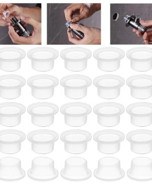 50 Pcs Faucet Leak-Proof Sealing Gasket, Faucet Silicone Gasket Sealing Rubber Pipe Rings, Faucet Leak Proof Sealing Gasket for Garden Faucet Hose Shower Heads Water Pipe