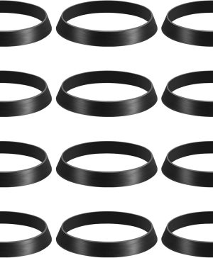 12pcs Sink Drain Gasket, Slip Joint Washer, Kitchen Sink Gasket, Faucet Washers Waste Pipe Seal Ring for 1 1/2 Inch Drain Pipe, Silicone Gasket for Sealing Sink Drains Outdoor Water Pipes
