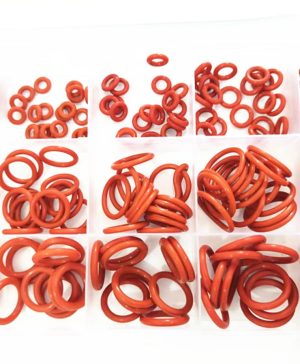 225 PCS Silicone O Ring Assortment Rubber Seal Kit from 6 mm O.D. to 20 mm O.D.