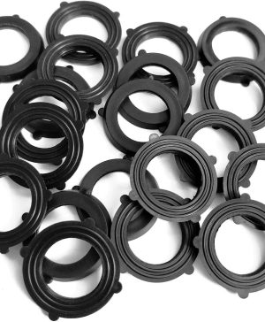 Garden Hose Seal Waters Hose Washers Hose Ring, Rubber Hose Gaskets Firmly Set Inside Fittings for Garden Hose and Water Faucet (Pack of 20)